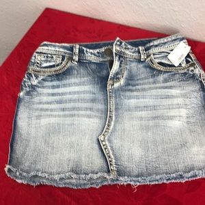 Brand New Mini Jean Skirt